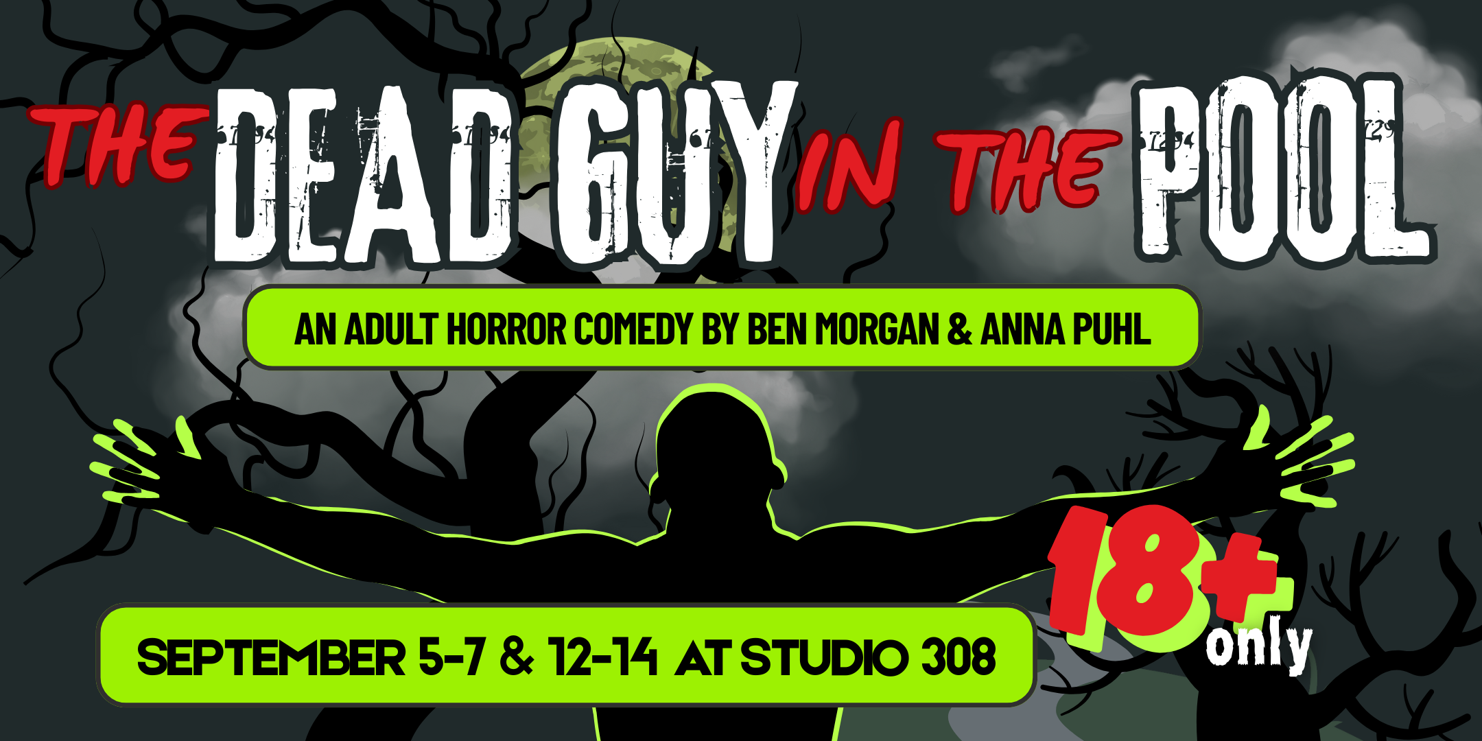 The Dead Guy in The Pool Flyer